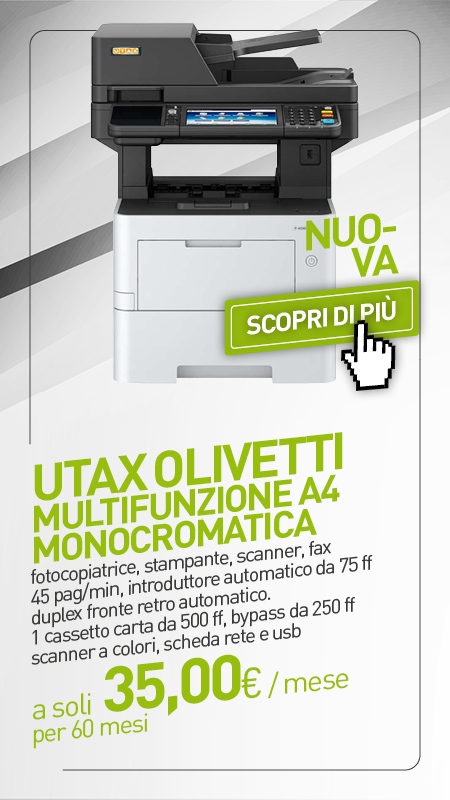 utax olivetti multifunzione A4 monocromatica
